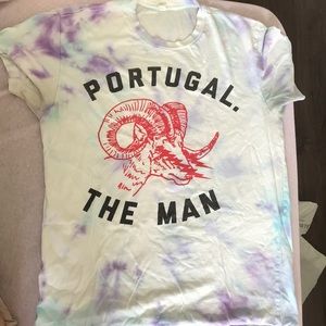Portugal. The Man tie dye t-shirt